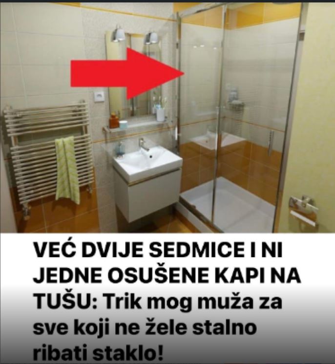 Odličan savjet za sve koji ne žele stalno ribati staklo – Prošla su 2 tjedna, a ni jedne mrlje nema na tuš kabini! (FOTO) - featured image Odličan savjet za sve koji ne žele stalno ribati staklo – Prošla su 2 tjedna, a ni jedne mrlje nema na tuš kabini! (FOTO) - featured image