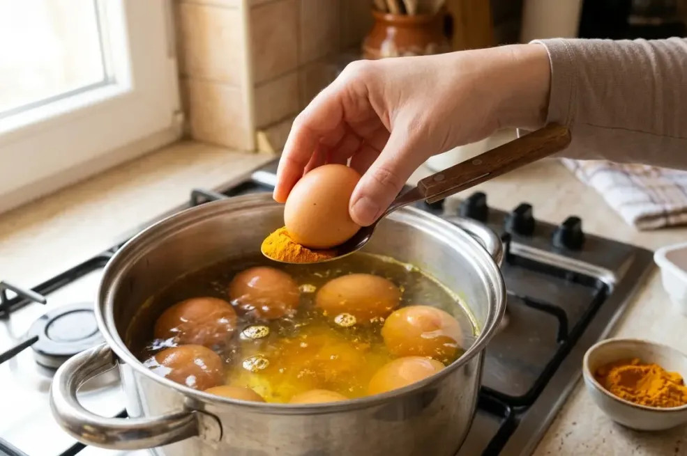 Ne stavljajte sirće u vodu za jaja: Uz 1 kašiku ovoga ljuska neće pući, a boja će biti duplo jača - featured image